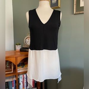 1. STATE Colorblock Sleeveless Blouse